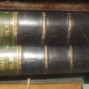 Pair of antique (1846) first-edition books Ireland It's Scenery, Character. Mr & Mrs S.C. Hall. Published London, England Virtue and Co